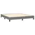 vidaXL Box spring postelja z vzmetnico temno siva 160x200 cm blago