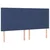 Vidaxl Box spring postelja z vzmetnico modra 160x200 cm blago