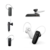 Silikonski drzac za uvo za Bluetooth slusalicu transparent 7mm