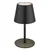 Globo 58488B - LED stona lampa 3u1 VANNIE I s dodirnim prigušiva, punjiva, za spoljašnju upotrebu, LED/3W/5V IP54, crna