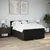 Vidaxl Box spring posteljni z vzmetnico črn 140x190 cm blago