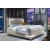 Boxspring postelja Delos LED - 140x200 cm