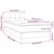 Vidaxl Box spring postelja z vzmetnico LED svetlo siva 90x200 cm blago