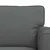 Set sofe 2 pcs Tamno siva 144 x 80 x 85 cm tkanina