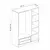 Hanah home Ormar 135x190x52cm Beli