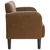 Vidaxl Loveseat kavč rjava 110 cm umetno usnje