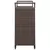 Barska kolica s ladicom smeđa 100 x 45 x 97 cm od poliratana