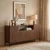 Hanah Home komoda Rialto, 160 cm, orah Milano / crna