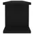 Zidne police 2 kom crne 90 x 18 x 20 cm konstruirano drvo