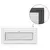 Prozor za podrum RISOR 90 x 40 cm PVC i staklo Antracit