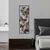 Wallity Zidna dekoracija Kelebek 3, 32 x 90 x 4 cm, Bakarne boje