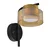 Brilagi-LED RGB prigušiva zidna lampa AURA LUX 1xGX53/14W/230V Wi-Fi Tuya crna/zlatna