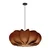 Luster na sajli CAFEE 1xE27/40W/230V O 52 cm braon