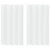 Voile zavjesa sa zavjesama 2 pcs Bijelo 175 x 140 cm Poliester