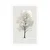 Plakat minimalistično drevo - 20x30 silver