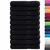 Ručnik za Goste SOLUND 25 pcs Crna 80 x 200 cm 550 gsm