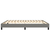 vidaXL Box spring posteljni okvir temno siv 180x200 cm blago