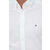 Pamučna košulja Tommy Hilfiger za muškarce, boja: bijela, slim, o button-down ovratnikom