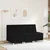 Modularna sofa bez naslona za ruke crna 55 cm tkanina