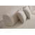 Atelier del Sofa Ugaona garnitura Pars Cream, 100x70x300 cm, Bež