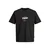 JACK & JONES Majica JCOClub črna/bela