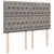 Vidaxl Box spring postelja z vzmetnico taupe 140x190 cm blago