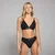 MP Womens V-Neck Bralette - Black - S