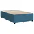 Vidaxl Box spring postelja z vzmetnico modra 120x190 cm žamet