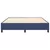 Vidaxl Box spring posteljni okvir moder 160x200 cm blago
