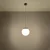 Sollux SL.0263 - Luster na sajli UGO 1xE27/15W/230V prečnik 20 cm bela/sjajni hrom