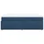 Vidaxl Box spring postelja z vzmetnico modra 140x200 cm blago