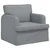 Set sofe 2 pcs Svijetlo siva 201 x 80 x 85 cm tkanina