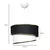 Opviq Luster AYD-3629, Crno-beli