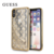 Maska Guess Faceplate Liquid Shine za iPhone X/XS zlatna.