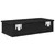 Zidna polica s ladicama crna 60x28x15 cm izrađeno drvo