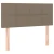 shumee Box spring postelja z vzmetnico LED taupe 120x200 cm blago