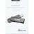 Patriot iLuxe Stick C MFi/256GB/USB 3.2/Lightning + USB-C/Černá