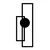 Wallity Zidna dekoracija Astratto-1, 32x85 cm, 1.5 mm, Crna