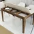 HANAH HOME Trpezarijski sto Milan 898 Walnut Travertine