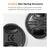 K&F 58MM Lens Caps Kit with K&F LOGO Caps*2+Anti-lost rope*2+vacuum cleaning cloth*1