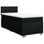 VIDAXL Box spring postelja z vzmetnico črna 100x200 cm blago
