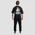 GymBeam Shaker Boxy T-shirt Black
