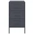 Vidaxl vidaXL Nočne omarice, komplet 2, antracit, 36x39x68 cm, jeklo