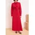 Trendyol Modest Ženska haljina Tctss26Eb00095, Crvena