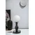 Opviq Stona lampa E27 Socket, Crno-Bela