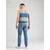 LEVIS  Kavbojke 511 SLIM moder denim