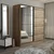 Hanah home Ormar Kale 180x210x52cm Bež