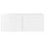TV zidni ormar Zidne Sjajno bijelo 78,5 x 31 x 29,5 cm