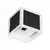 LED solarno zidno svetlo sa senzorom LED/9W/3,7V 3000/4000/6000K IP65 2600 mAh belo