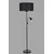 Podna lampa Devin, Crna